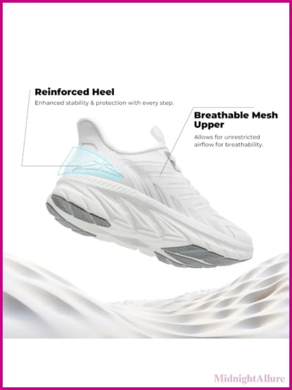 Women's Slip-On Walking Sneakers Cushioned EVA Memory Foam